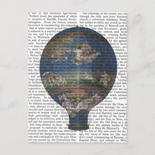 Maschine Aerostatique Heißluftballon Postkarte (Vorderseite)