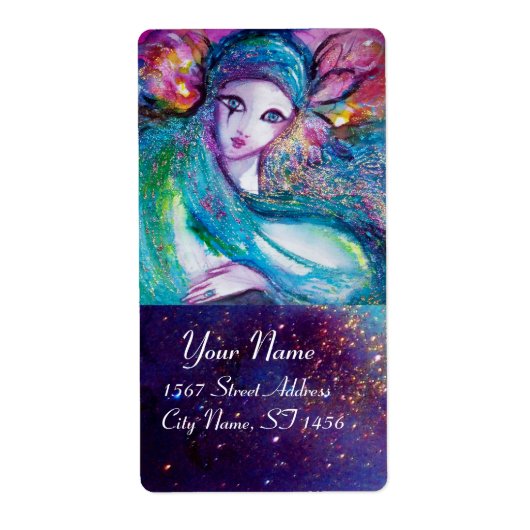 MASCHINE IN BLAU, rosa grüne Glitzern (Vorne)