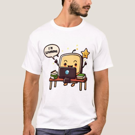 Maschinelles Lernen Funny Computer Engineer AI T-Shirt (Vorderseite)