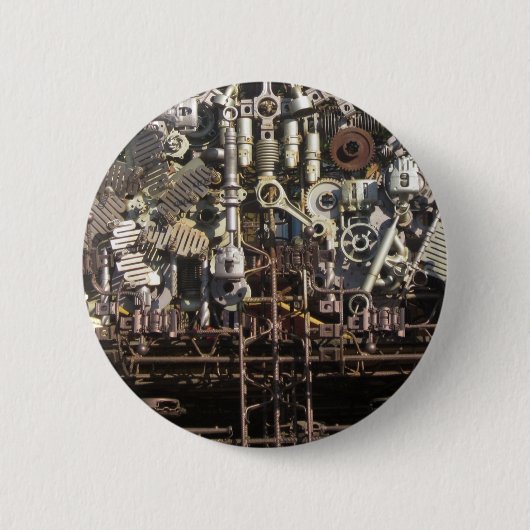 Maschinen für Dampfmaschinen Button (Vorderseite)