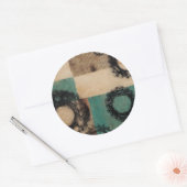 Maschinen II Runder Aufkleber (Umschlag)