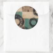 Maschinen II Runder Aufkleber (Tasche)