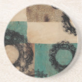 Maschinen II Sandstein Untersetzer (Vorne)