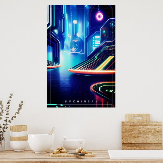 Maschinen Poster (Küche)