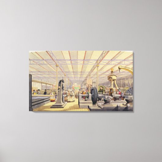 Maschinen, Teller 49 aus der "Dickinsons" Firma Leinwanddruck (Vorderseite)