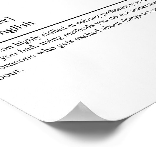 Maschinenbau Poster (Ecke)