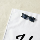 Maschinenbau Strandtuch (Beispiel)