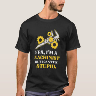 Maschinenbauer Handwerk Maschine Maschinenbediener T-Shirt