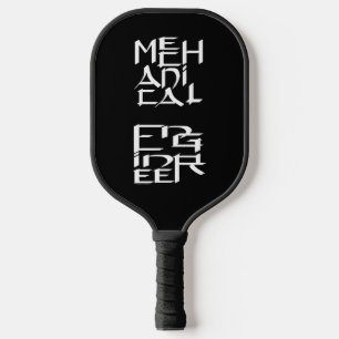 Maschinenbauingenieur Charakter Pickleball Schläger