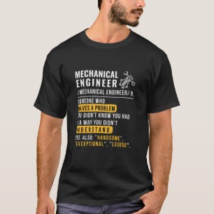 Maschinenbauingenieur Definition Funny Job T-Shirt