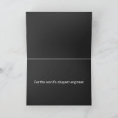 Maschinenbauingenieur - Funny Definition Karte (Innenseite)