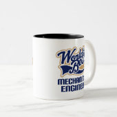 Maschinenbauingenieur-Geschenk Zweifarbige Tasse (VorderseiteRechts)