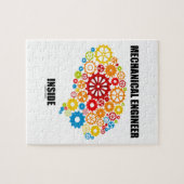 Maschinenbauingenieur-Innere (Gang-Gehirn) Puzzle (Horizontal)