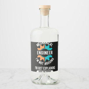 Maschinenbauingenieur, Maschinenbau Alkoholflaschenetikett