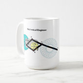 Maschinenbauingenieur-Tasse Kaffeetasse (Vorderseite Links)