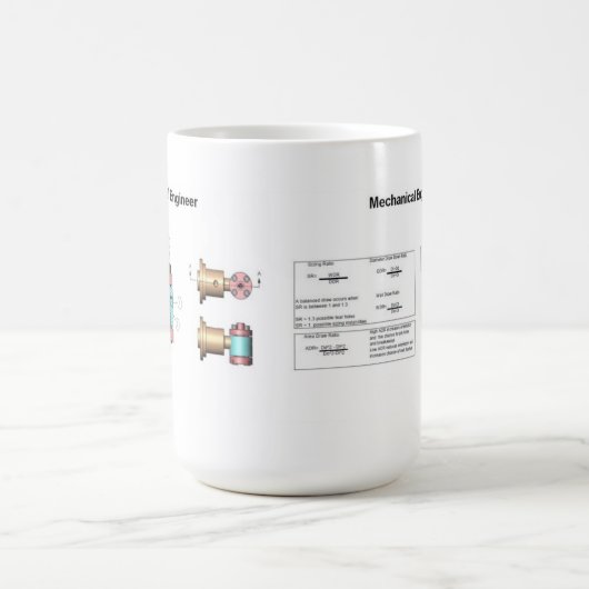 Maschinenbauingenieur-Tasse Kaffeetasse (Mittel)