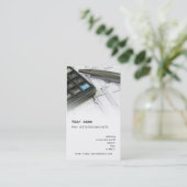 "Maschinenbauingenieur" Visitenkarte (Stehend Vorderseite)