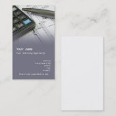 "Maschinenbauingenieur" Visitenkarte (Vorne/Hinten)