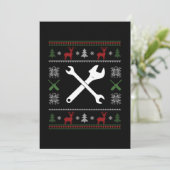 Maschinenbautechniker Einladung (Stehend Vorderseite)