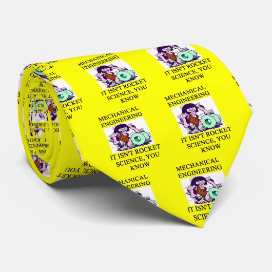 Maschinenbauwesen-Raketentechnik Krawatte (Gerollt)