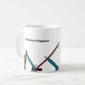 Maschinenbauwesen-Tasse Kaffeetasse (Vorderseite Links)
