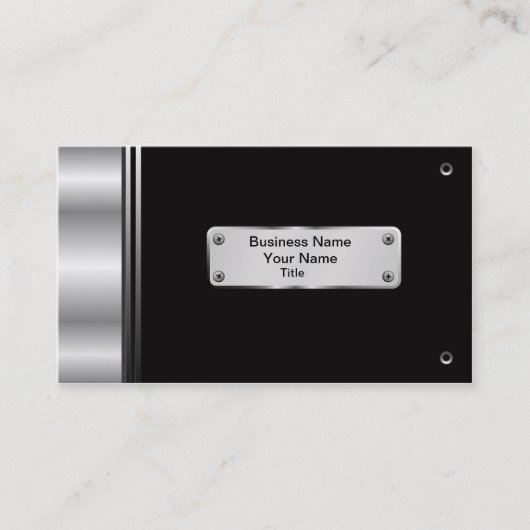 Maschinenbauwesen-Visitenkarte Visitenkarte (Vorderseite)