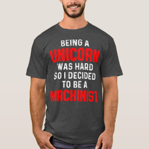 Maschinenbediener für Einhornmaschinen T-Shirt