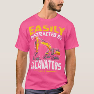 Maschinenbediener leicht von Baggern abgelenkt T-Shirt