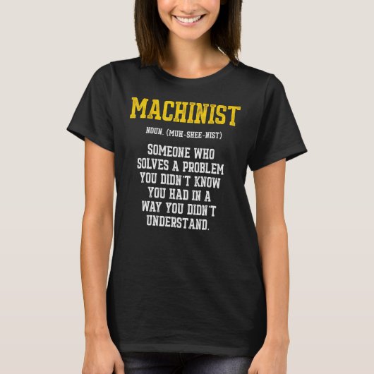 Maschinenbediener mit einem Problem 5 T-Shirt (Vorderseite)