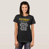 Maschinenbediener mit einem Problem 5 T-Shirt (Vorne ganz)