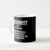 Maschinenbediener mit einem Problem 7 Kaffeetasse (Vorderseite Links)