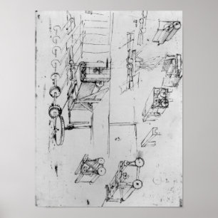 Maschinendesigns, Fol. 367r-b Poster