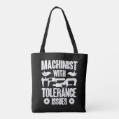 Maschinenführer mit Toleranzproblemen Tasche (Rückseite)
