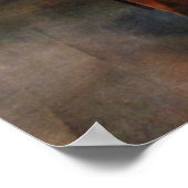 Maschinengeschäft mit Lattern Poster (Ecke)