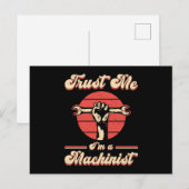 Maschinengeschenkidee Postkarte (Vorne/Hinten)