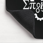 Maschinengestänge des Pi Day Enginerd Engineer Mousepad (Ecke)