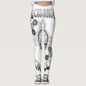 Maschinengestänge Leggings (Vorderseite)
