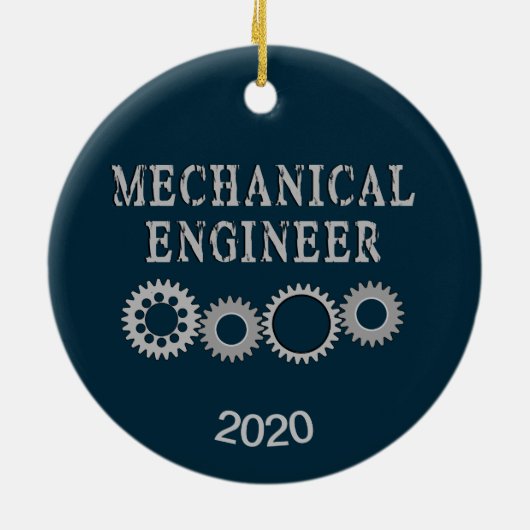 Maschinengetriebe Keramik Ornament (Hinten)