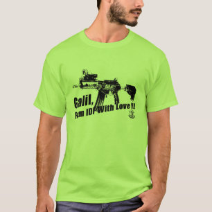Maschinengewehr IDFs Galil T-Shirt