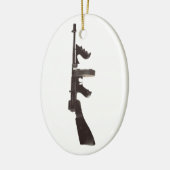 Maschinengewehr Keramikornament (Links)