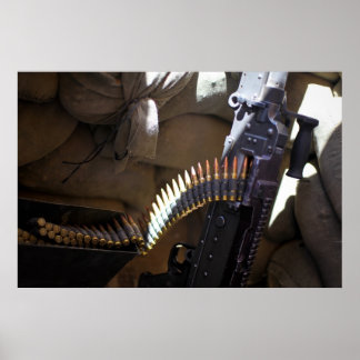 Maschinengewehr M240 Poster