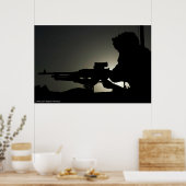 Maschinengewehr Poster (Küche)