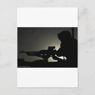 Maschinengewehr Postkarte