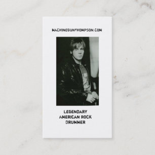 MASCHINENGEWEHR- THOMPSON-KARTE VISITENKARTE