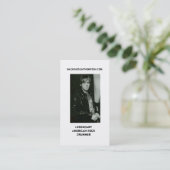 MASCHINENGEWEHR- THOMPSON-KARTE VISITENKARTE (Stehend Vorderseite)