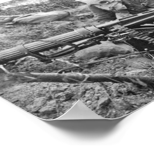 Maschinengewehrnest Poster (Ecke)