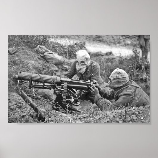 Maschinengewehrnest Poster (Vorne)