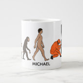 Maschineningenieur für personalisierte Evolution Jumbo-Tasse (Vorderseite)