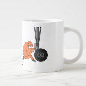 Maschineningenieur für personalisierte Evolution Jumbo-Tasse (Rechts)