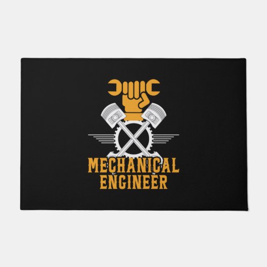 Maschineningenieur Fußmatte (Vorderseite)